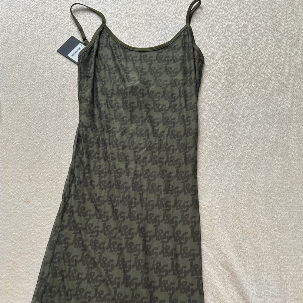 Elegant Olive Green Maxi Dress